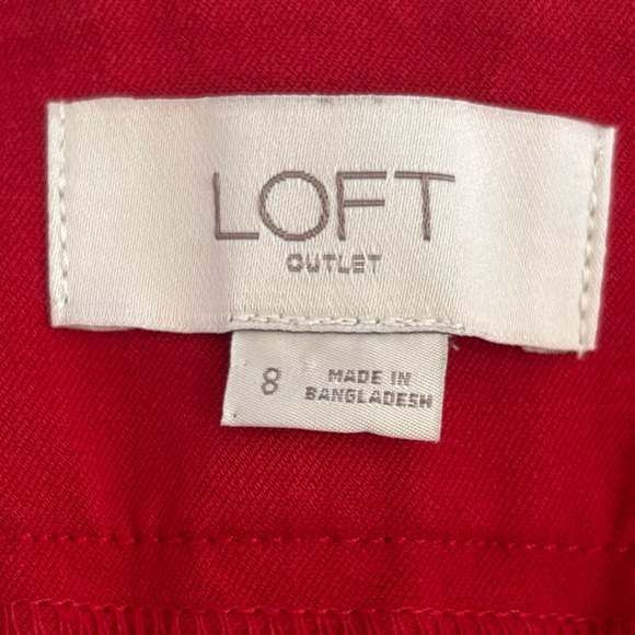 Loft Outlet Skinny Ankle Pant with Side Slit Pockets - Picture 2 of 5